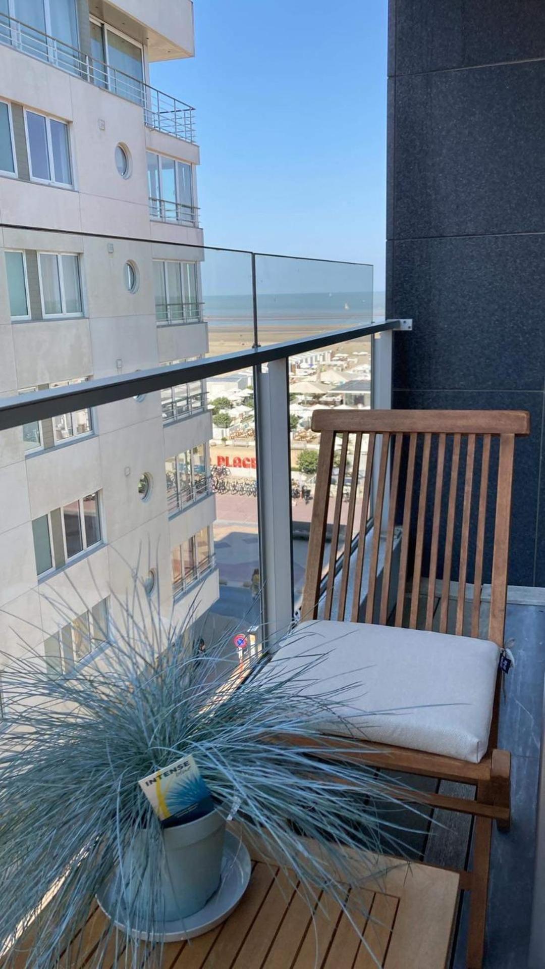 Appartement Met Zicht Op Zee 克诺克－海斯特 外观 照片